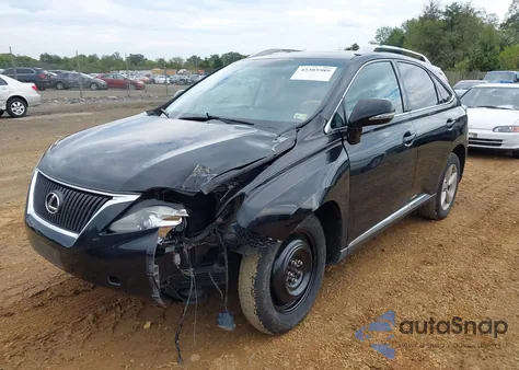 2010 Lexus Rx 350 z USA, uszkodzony, nr VIN 2T2BK1BAXAC039647